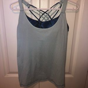 Lululemon top with bra attached